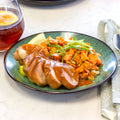 Mustard BBQ Chix, German Potato Salad