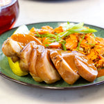 Mustard BBQ Chix, German Potato Salad