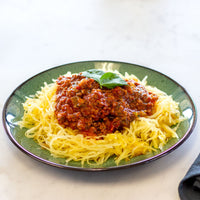 Spaghetti Squash with Meat Sauce