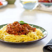 Spaghetti Squash with Meat Sauce